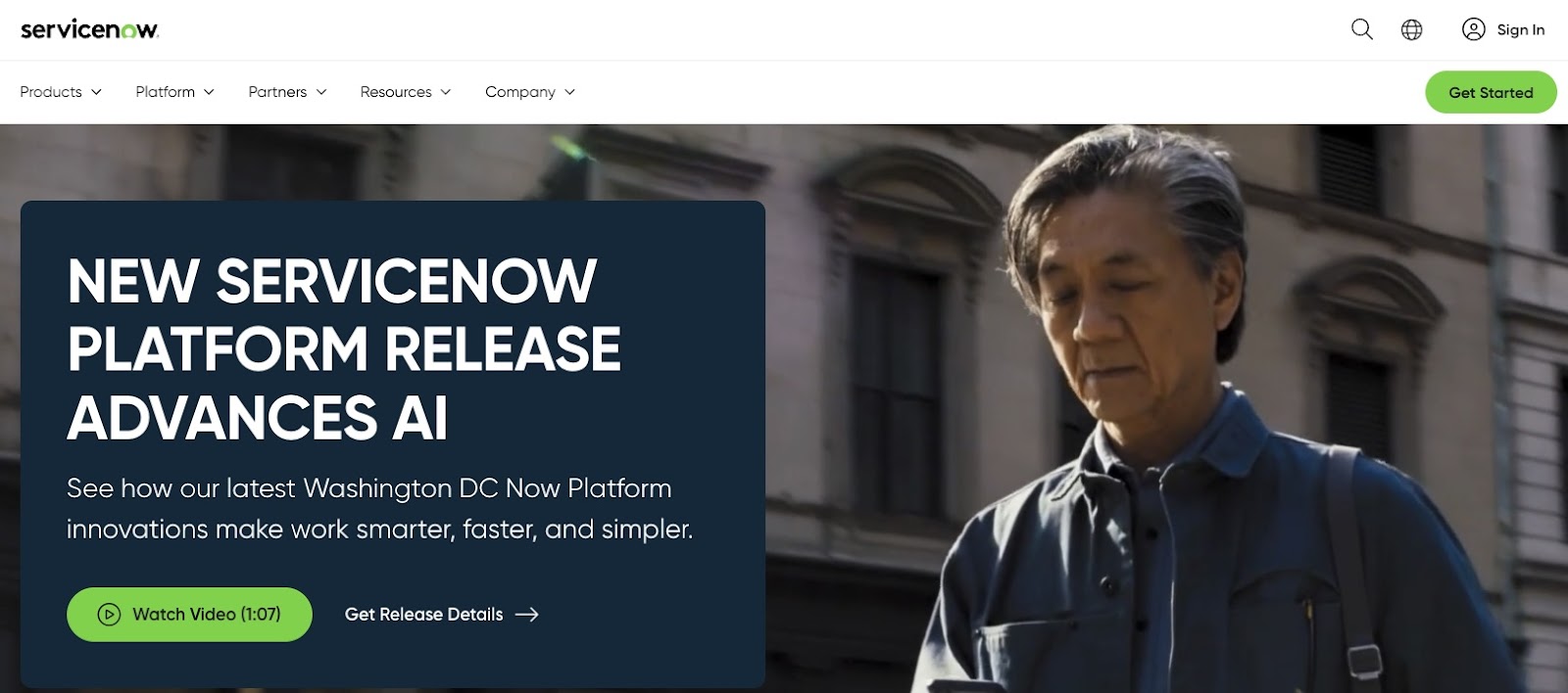 ServiceNow Website