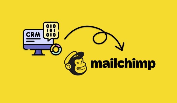 CRM and Mailchimp logo
